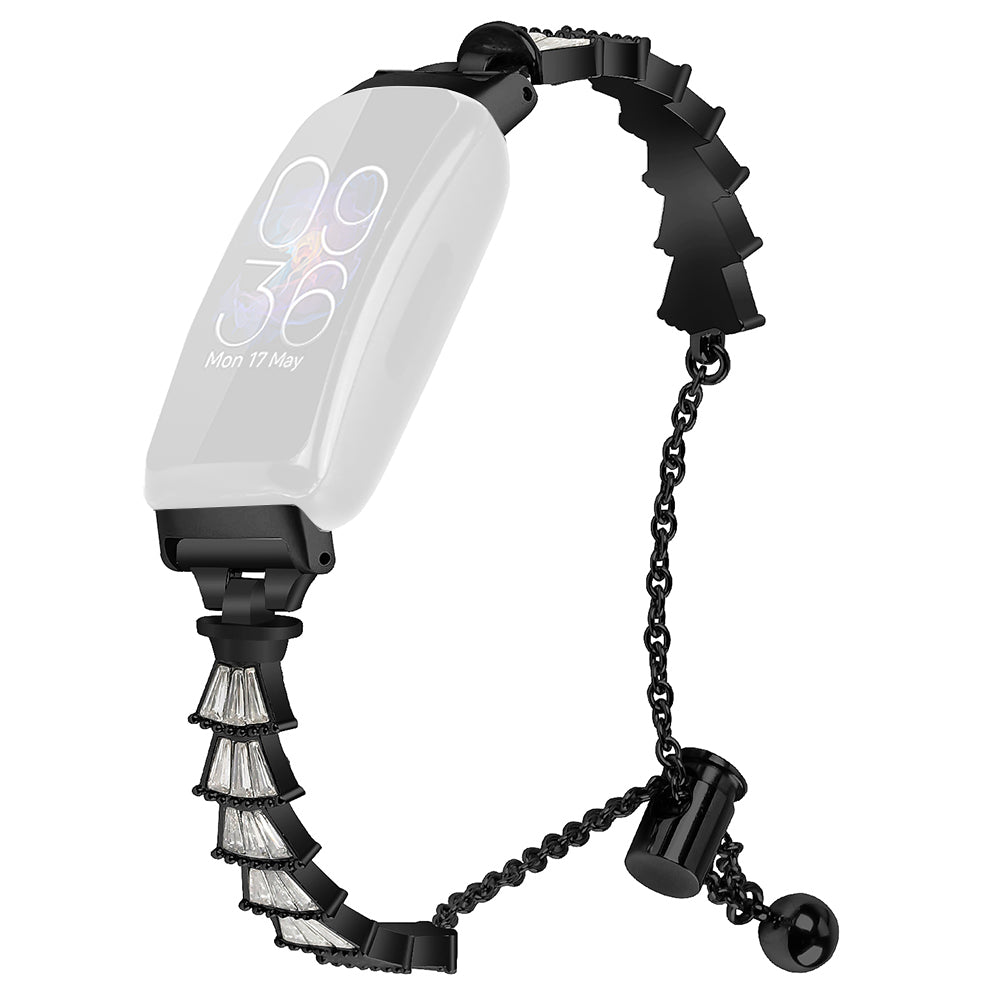 For Fitbit Inspire Inspire HR Inspire 2 Metal Watch Band Sliding Jewelry Bracelet Strap with Rhinestones For Fitbit Inspire Inspire HR Inspire 2 Metal Watch Band Sliding Jewelry Bracelet Strap with Rhinestones